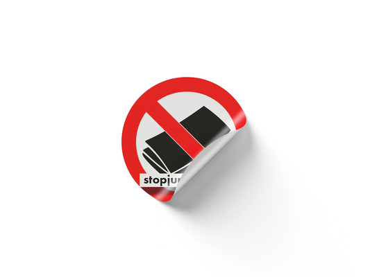Stop Junk Mail Sticker (Free Shipping)